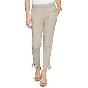 Banana Republic Avery pant Taupe with ties